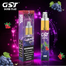 Load image into Gallery viewer, GST BOMB PLUS Disposable Vape | 2500 Puffs | 5% Nicotine Salt | 7ml
