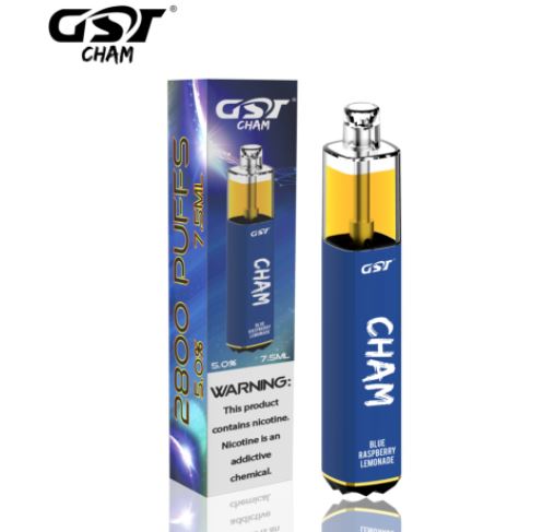 GST CHAM Disposable Vape | 2800 Puffs | 5% Nicotine Salt | 7.5ml